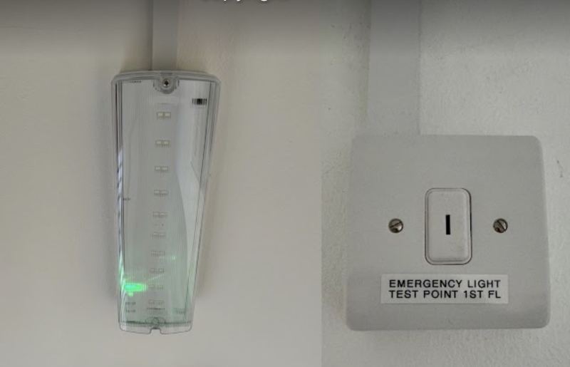 Emergency lighting installation