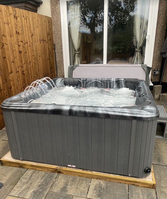 Hot tub electrical installation